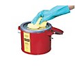 Justrite 3-Gallon Bench Can